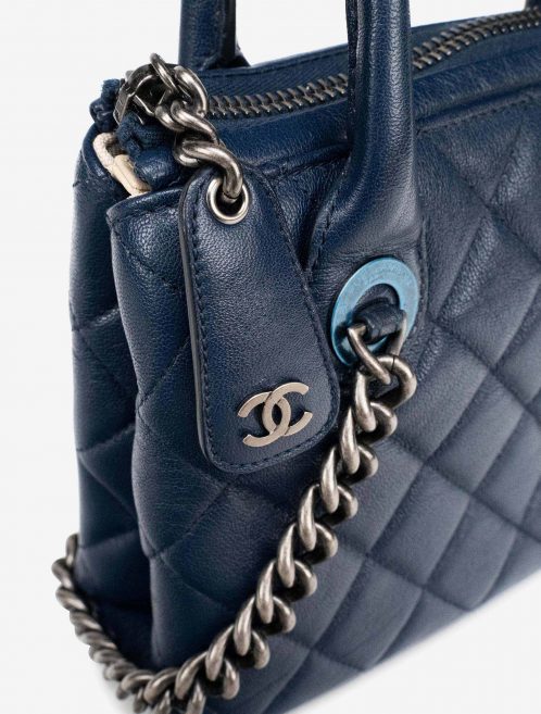 Chanel Shopper Small Chevre Blue