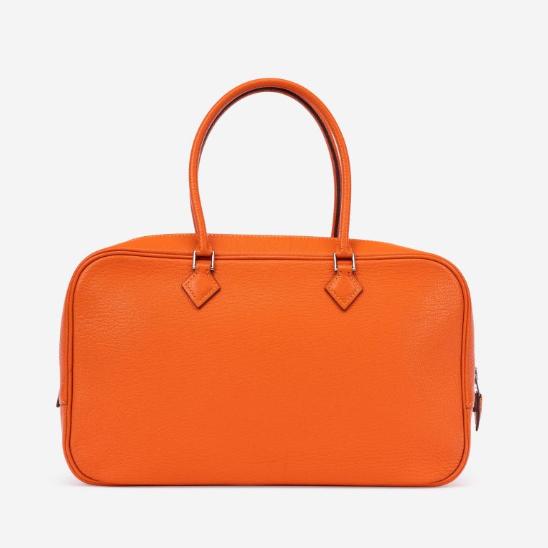 Pre-owned Hermès bag Plume Chevre Orange Orange | Sell your designer bag on Saclab.com
