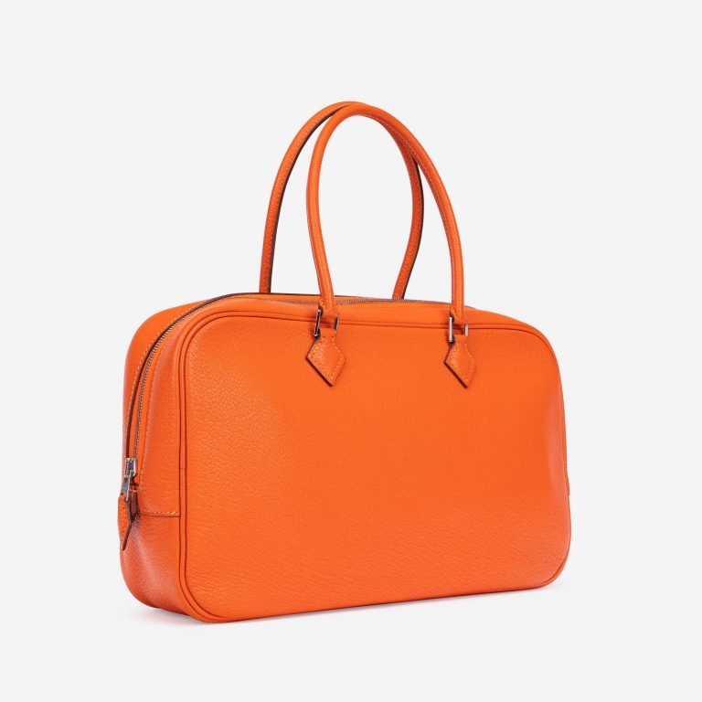 Pre-owned Hermès bag Plume Chevre Orange Orange | Sell your designer bag on Saclab.com