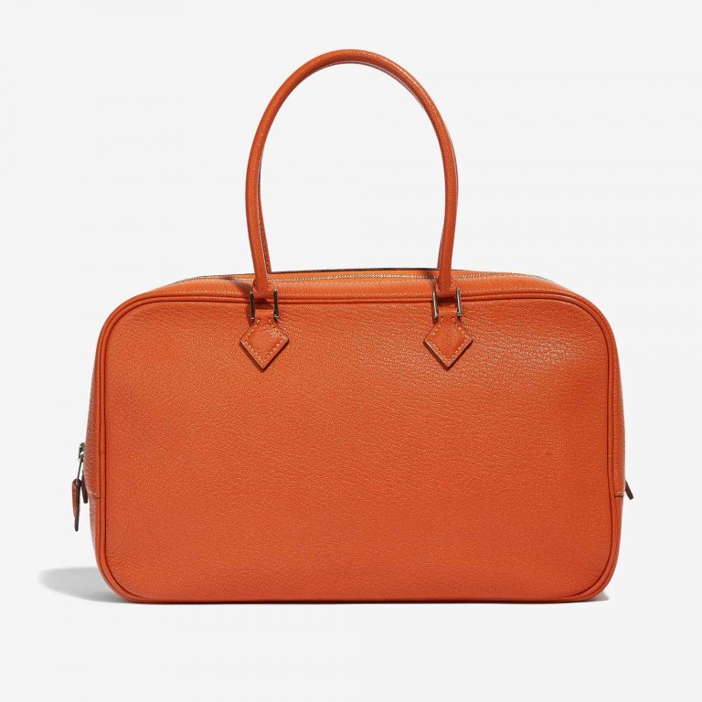 Pre-owned Hermès bag Plume Chevre Orange Orange | Sell your designer bag on Saclab.com