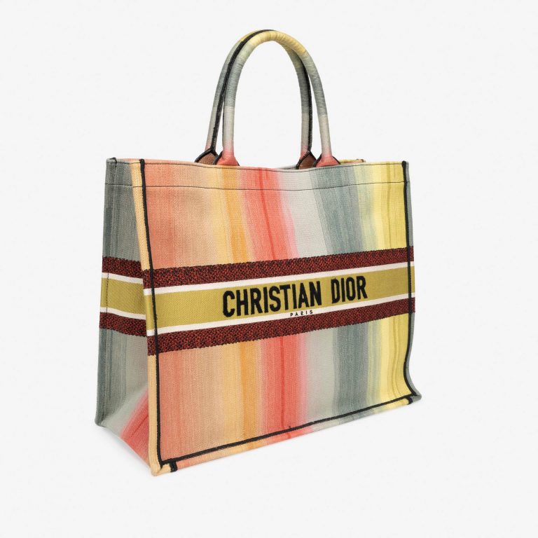 Pre-owned Dior bag Book Tote Large Canvas Multicolour Multicolour | Sell your designer bag on Saclab.com