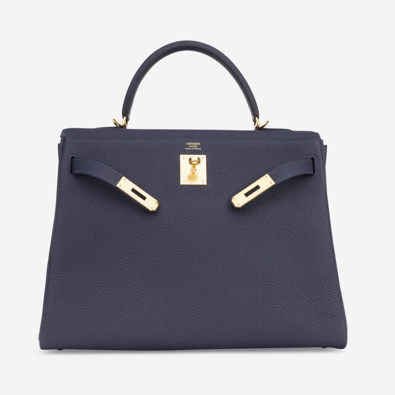 Hermès Kelly 32 Togo Blue Nuit