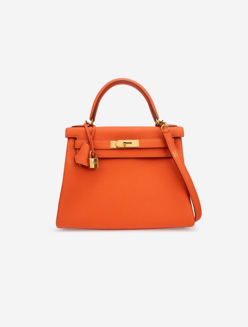 Hermès Kelly 28 Togo Feu