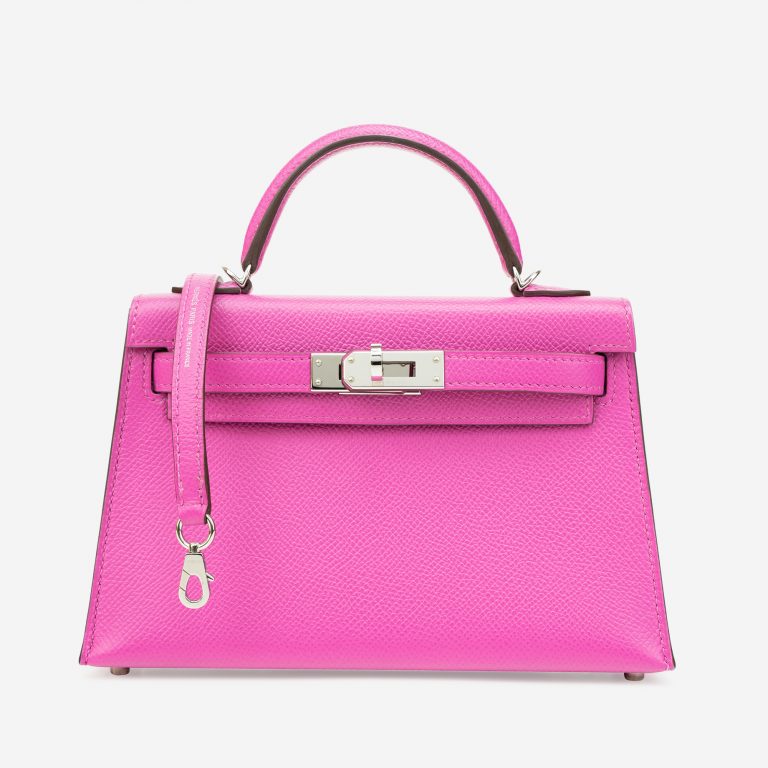 Pre-owned Hermès bag Kelly Mini Epsom Magnolia Pink | Sell your designer bag on Saclab.com