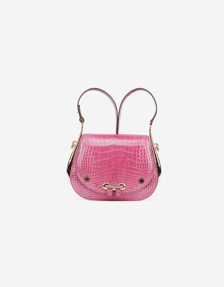 Hermès Passe-Guide Alligator Rose Tyrien