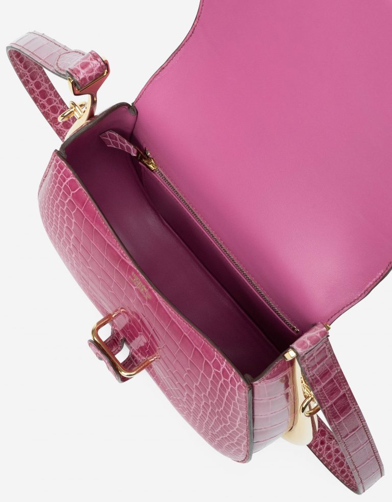 Hermès Passe-Guide Alligator Rose Tyrien