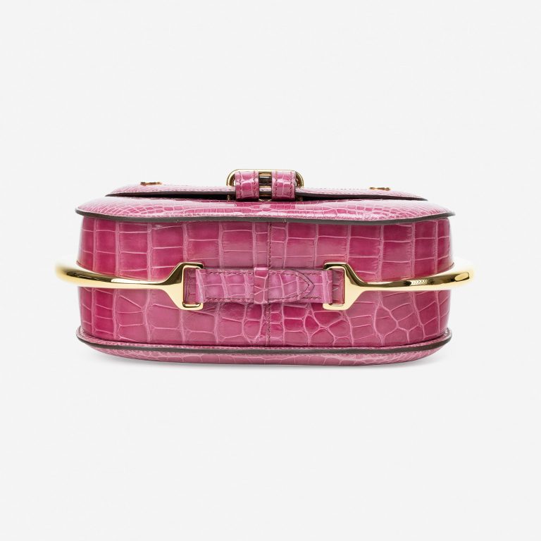 Hermès Passe-Guide Alligator Rose Tyrien