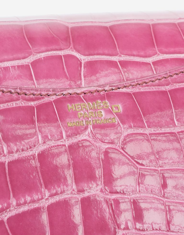 Hermès Passe-Guide Alligator Rose Tyrien