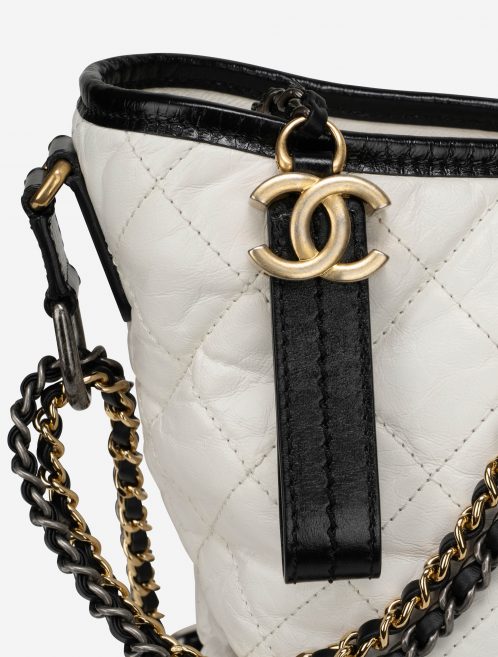 Chanel Gabrielle Medium Lamb Black / White