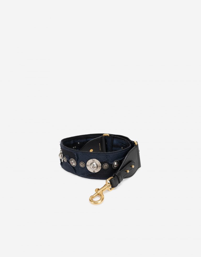 Dior Shoulder Strap Camouflage Embroidery Blue