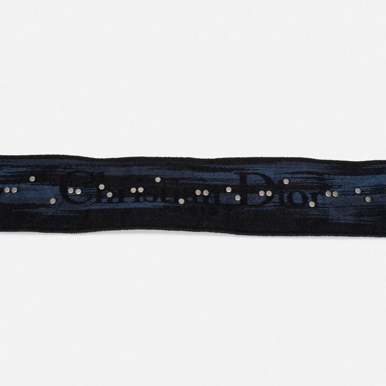 Dior Shoulder Strap Camouflage Embroidery Blue