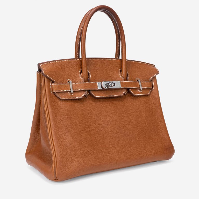 Pre-owned Hermès bag Birkin 30 Barenia Fauve Brown | Sell your designer bag on Saclab.com
