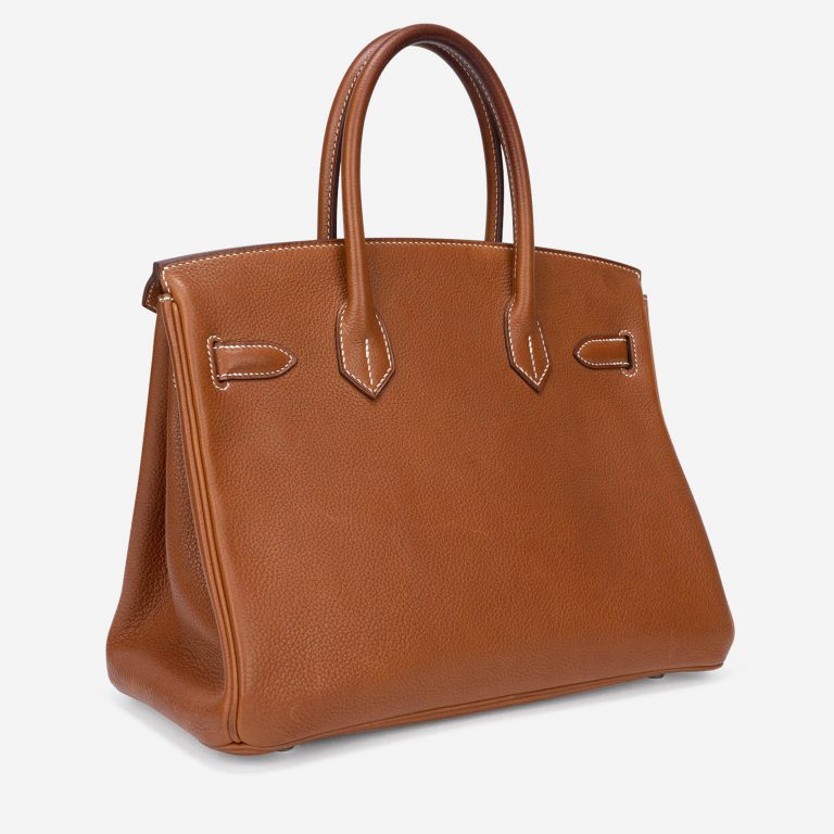 Pre-owned Hermès bag Birkin 30 Barenia Fauve Brown | Sell your designer bag on Saclab.com