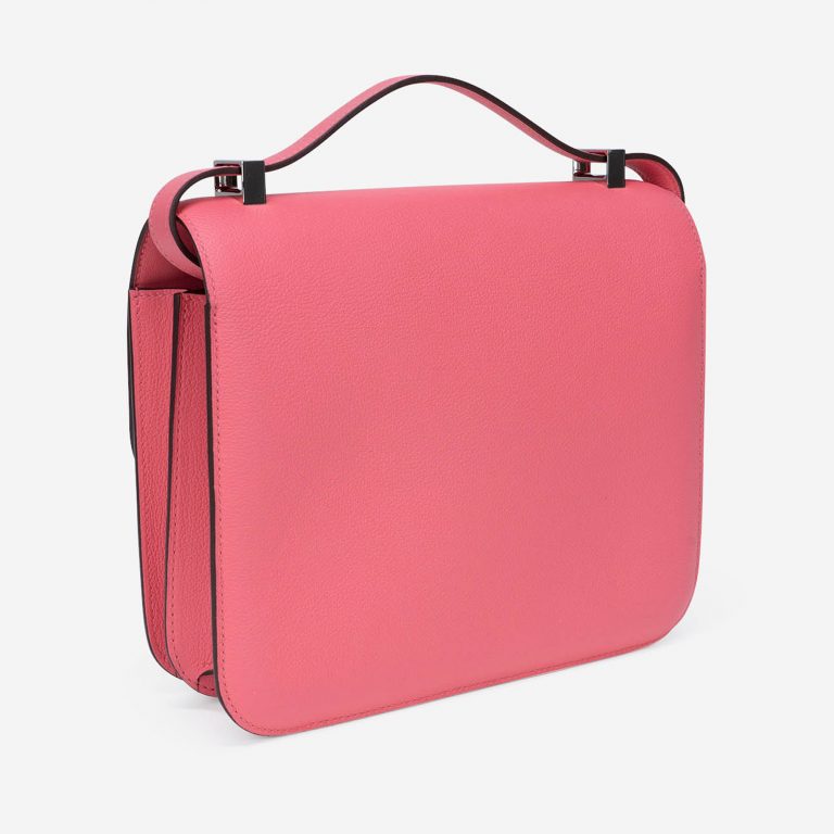 Pre-owned Hermès bag Constance 24 Evercolor Rose Azalee Pink | Sell your designer bag on Saclab.com