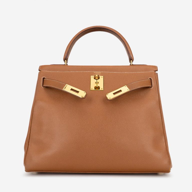 Hermès Kelly 28 Courchevel Gold
