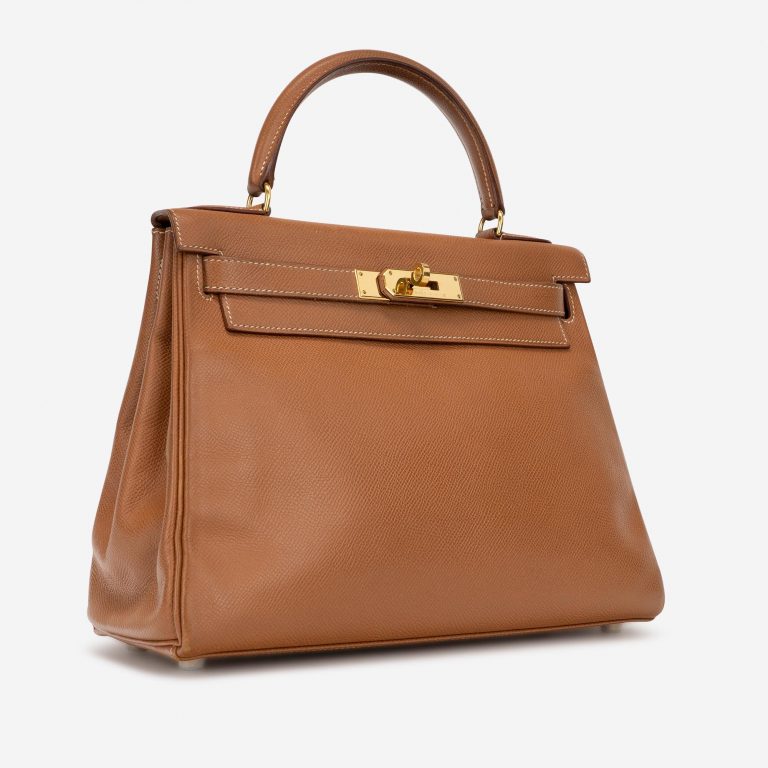 Hermès Kelly 28 Courchevel Gold