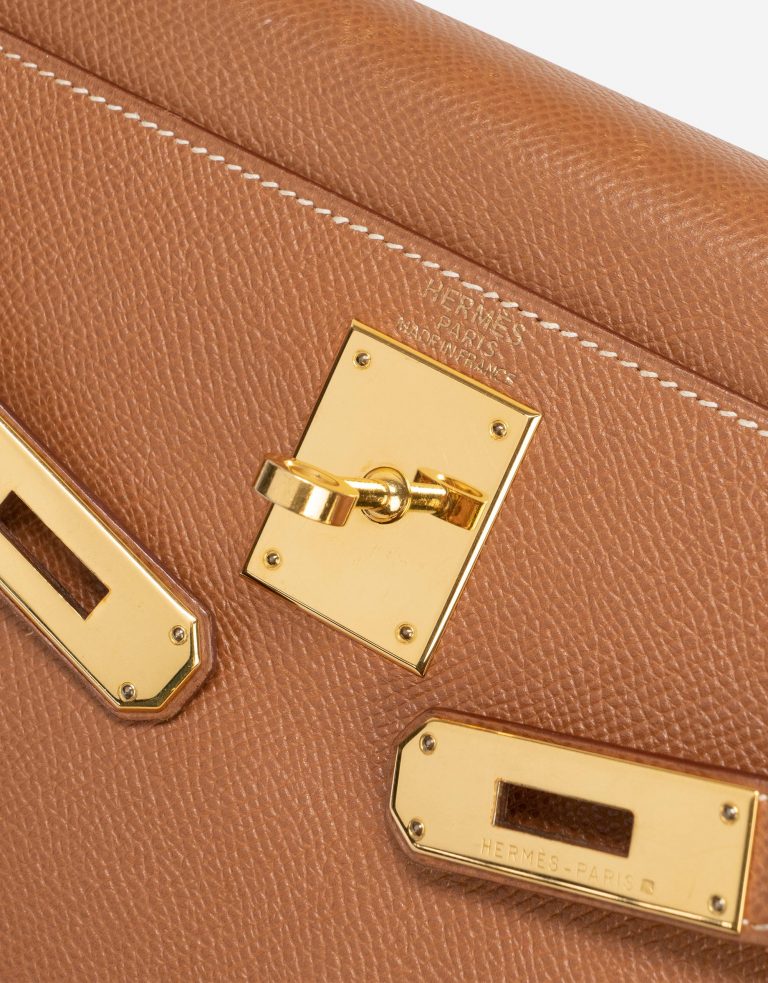 Hermès Kelly 28 Courchevel Gold