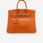 Hermès Birkin 35 Porosus Crocodile Pain d'epice