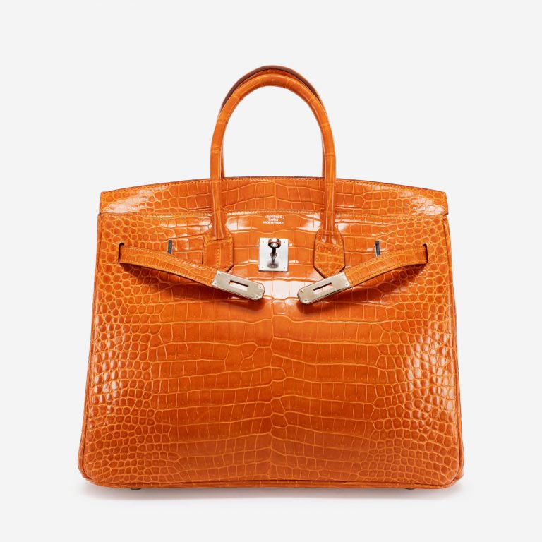 Hermès Birkin 35 Porosus Crocodile Pain d'epice