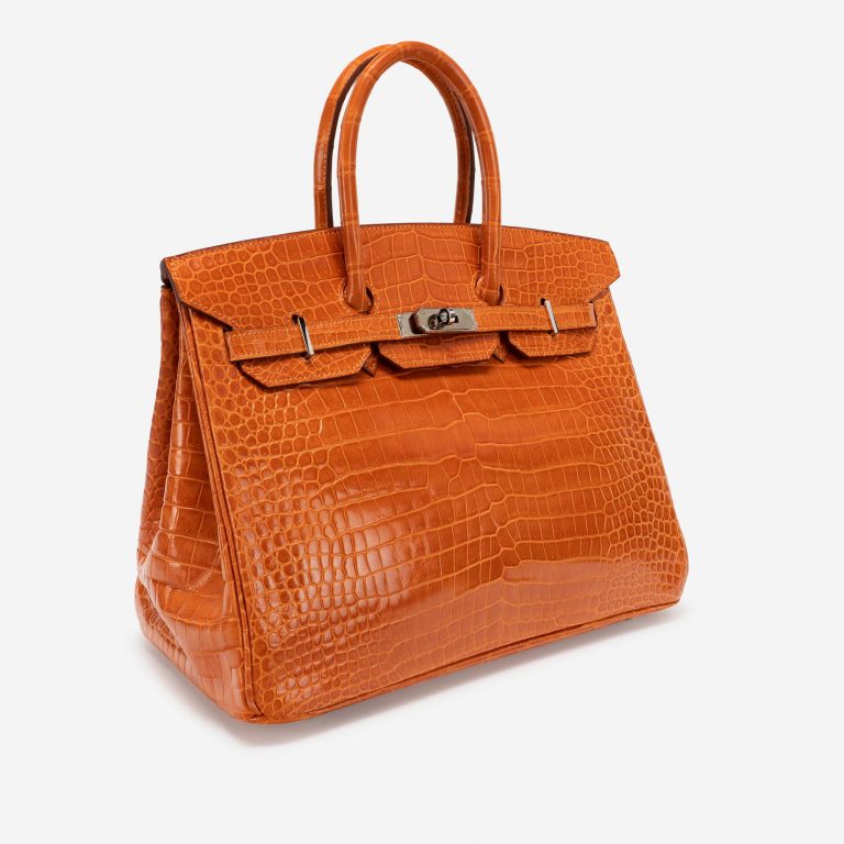 Hermès Birkin 35 Porosus Crocodile Pain d'epice