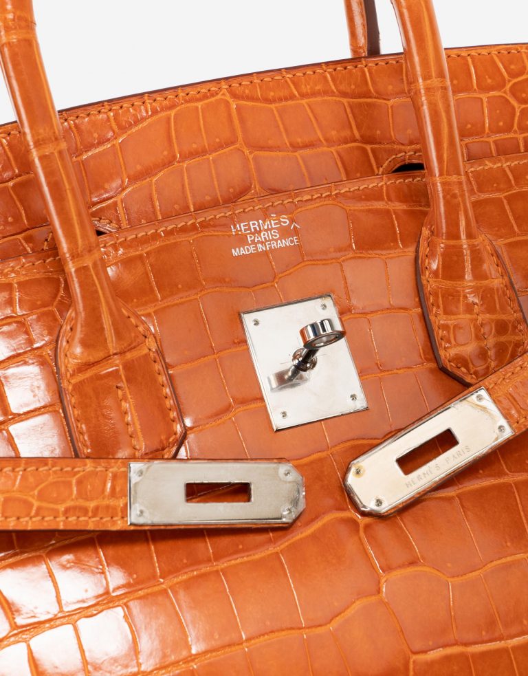 Hermès Birkin 35 Porosus Crocodile Pain d'epice