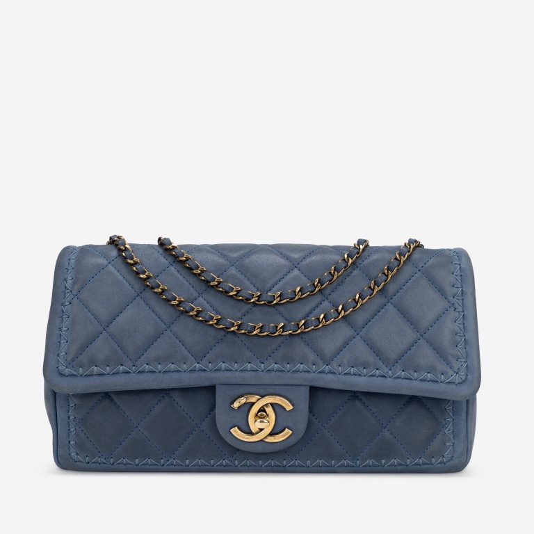 Chanel Timeless Medium Lamb Blue