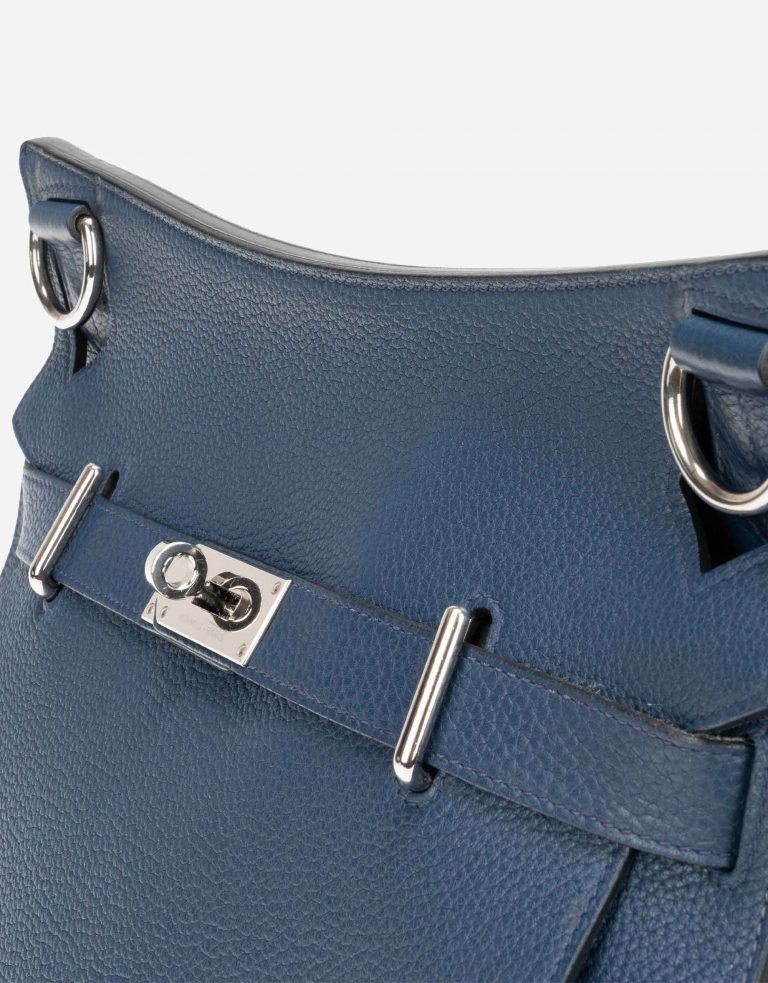 Pre-owned Hermès bag Jypsiere 34 Togo Blue Blue | Sell your designer bag on Saclab.com