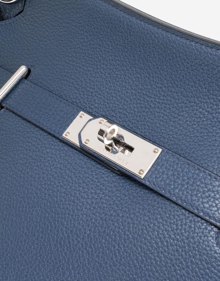 Pre-owned Hermès bag Jypsiere 34 Togo Blue Blue | Sell your designer bag on Saclab.com