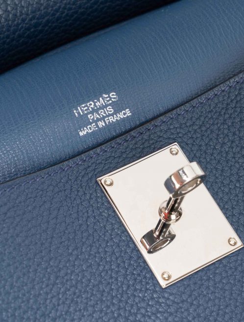 Pre-owned Hermès bag Jypsiere 34 Togo Blue Blue | Sell your designer bag on Saclab.com