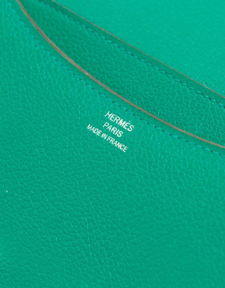 Pre-owned Hermès bag Constance 18 Evercolor Vert Vertigo Green | Sell your designer bag on Saclab.com