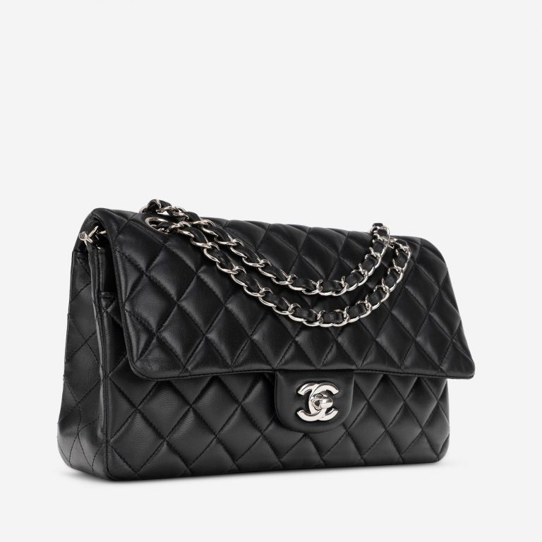 Pre-owned Chanel bag Timeless Medium Lamb Black Black | Sell your designer bag on Saclab.com
