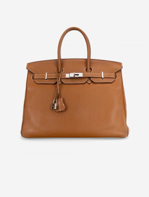 Pre-owned Hermès bag Birkin 35 Togo Gold Gold | Sell your designer bag on Saclab.com
