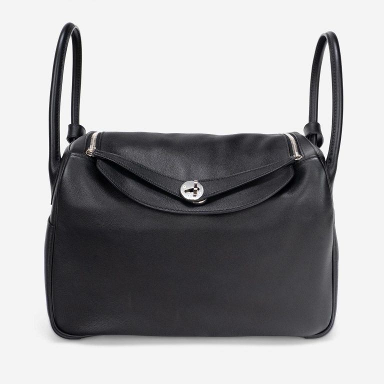 Pre-owned Hermès bag Lindy 34 Swift Black Black | Sell your designer bag on Saclab.com