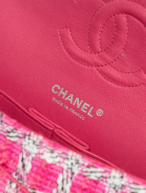 Pre-owned Chanel bag Timeless Medium Tweed Pink / White Pink, White | Sell your designer bag on Saclab.com