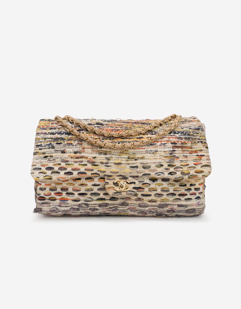 Chanel Timeless Maxi Tweed Multicolour Front