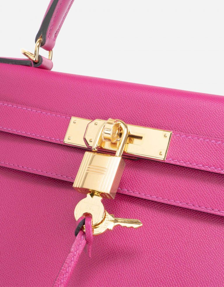 Hermès Kelly 28 Veau Madame Rose Pourpre