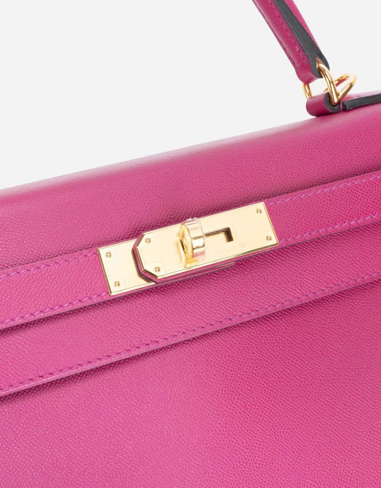 Hermès Kelly 28 Veau Madame Rose Pourpre