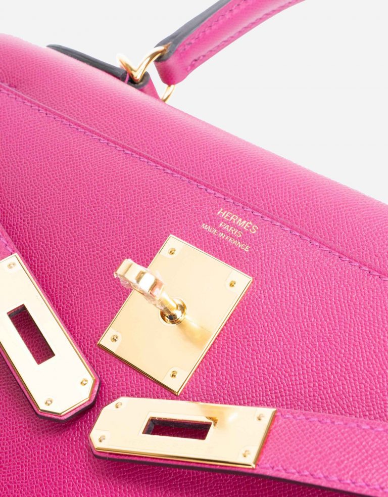 Hermès Kelly 28 Veau Madame Rose Pourpre