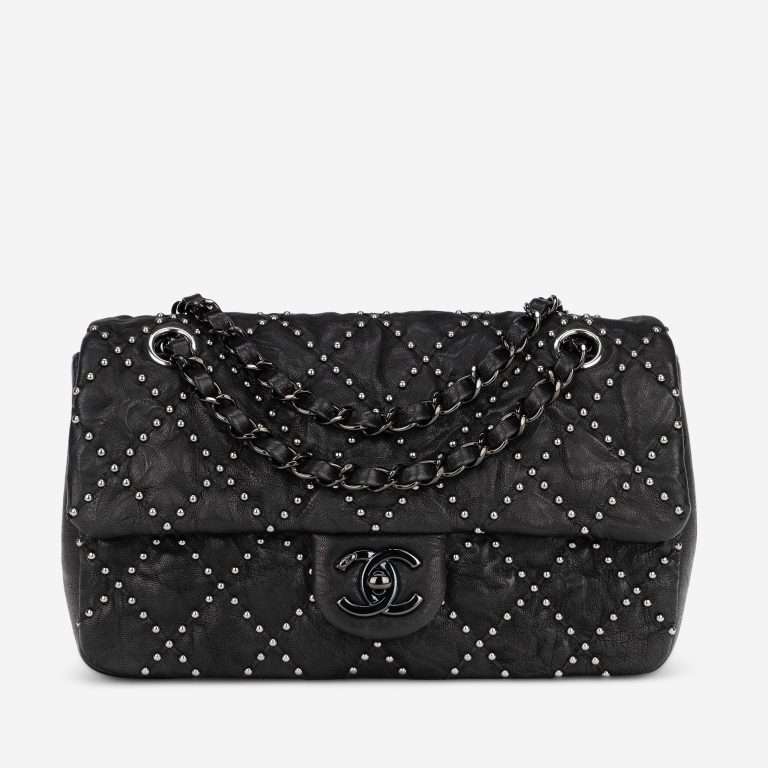 Pre-owned Chanel bag Timeless Medium Chevre So Black Black | Sell your designer bag on Saclab.com