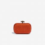 Bottega Veneta Knot Clutch Silk Orange