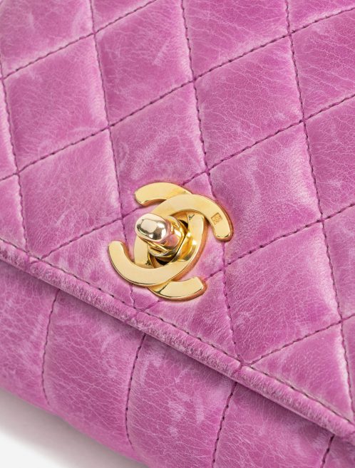 Vintage Chanel Timeless Micro Bag Calfskin Pink Hardware