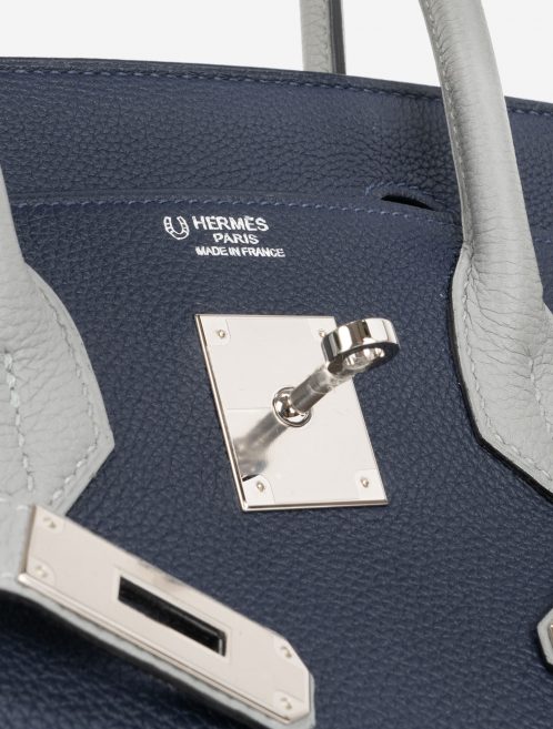 Hermès Birkin 30 Blue Encre Gris Mouette HSS Hardware