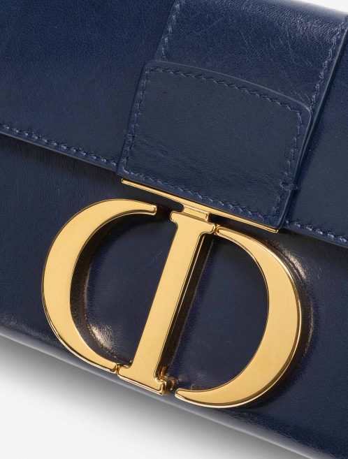 Dior 30 Montaigne Box Small Lamb Blue Indigo