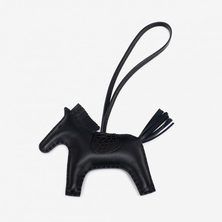 Hermès Rodeo PM Lamb / Alligator Matte SO Black Touch