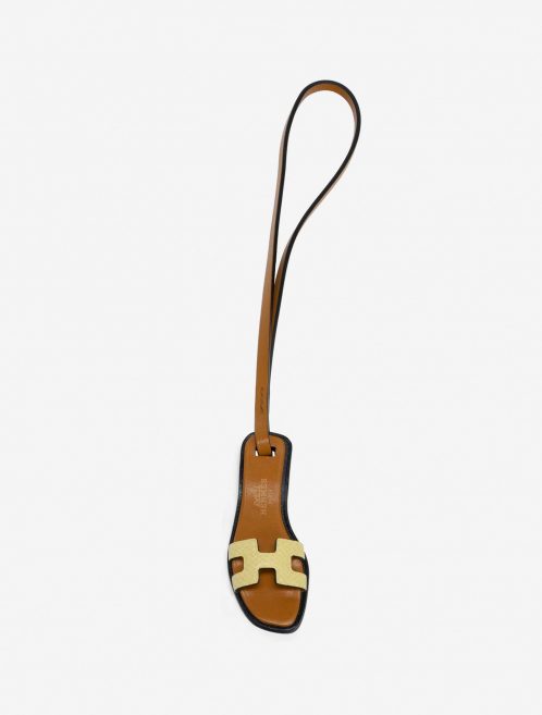 Pre-owned Hermès bag Oran Epsom / Vache Hunter Jaune Poussin / Naturel Sable Brown, Multicolour, Yellow | Sell your designer bag on Saclab.com