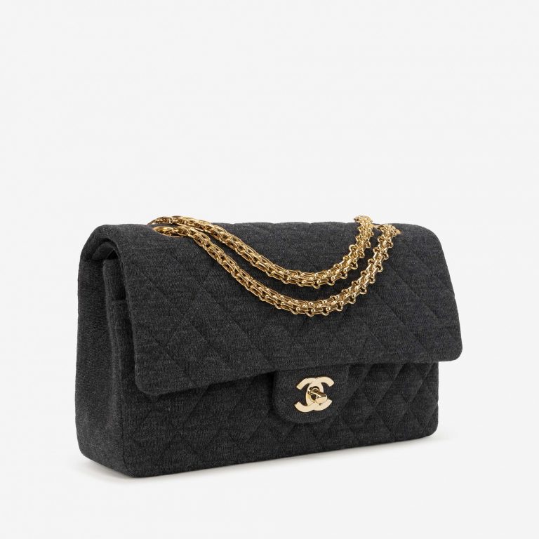 Chanel Timeless Medium Jersey Grey