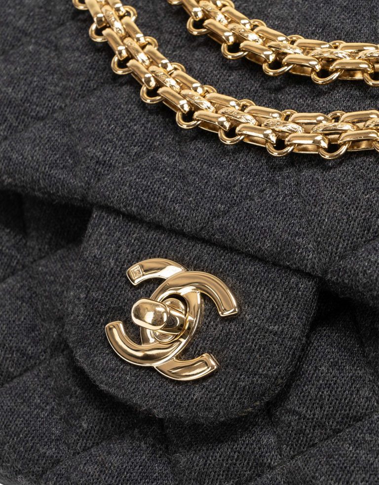 Chanel Timeless Medium Jersey Grey