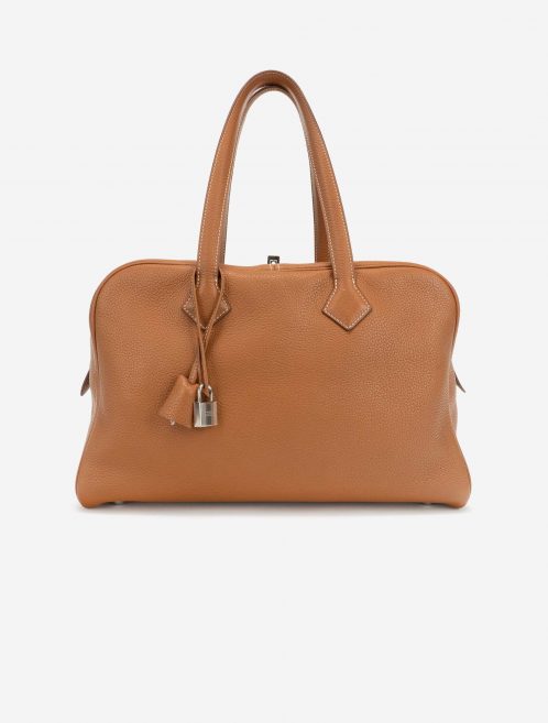 Hermès Victoria 35 Clemence Gold