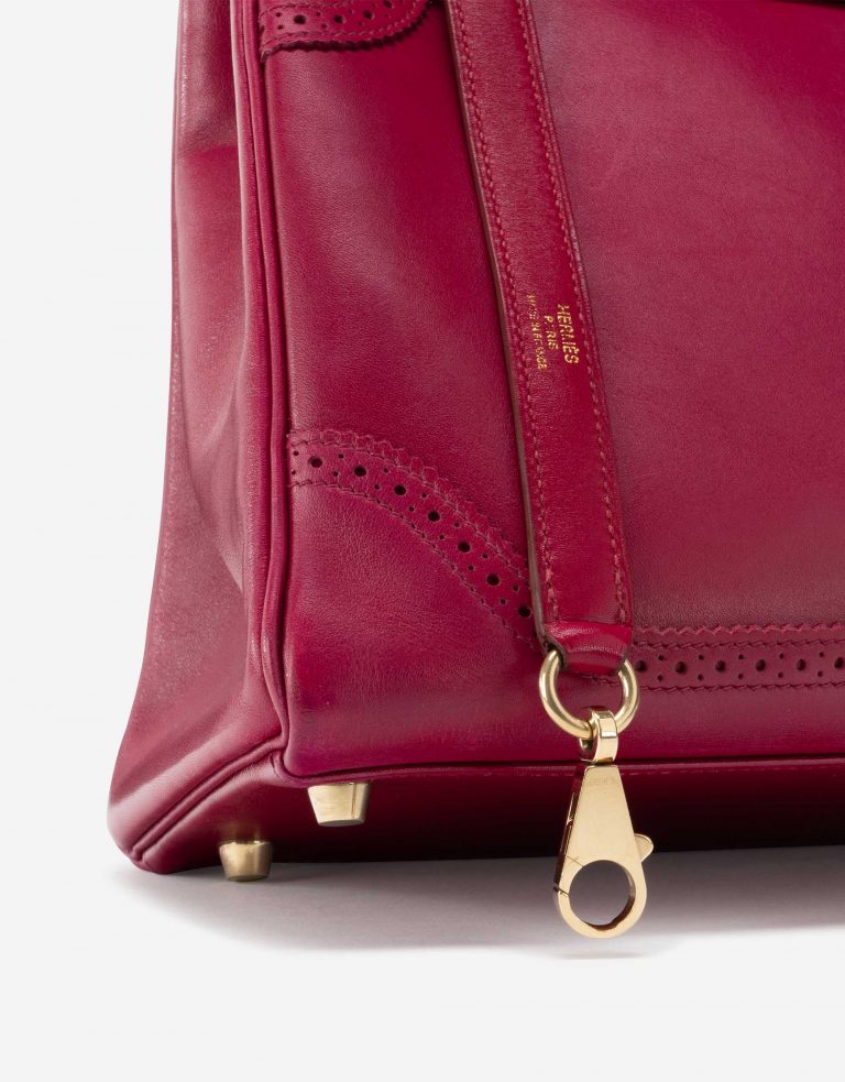 Hermès Kelly 32 Ghillies Tadelakt Rubis
