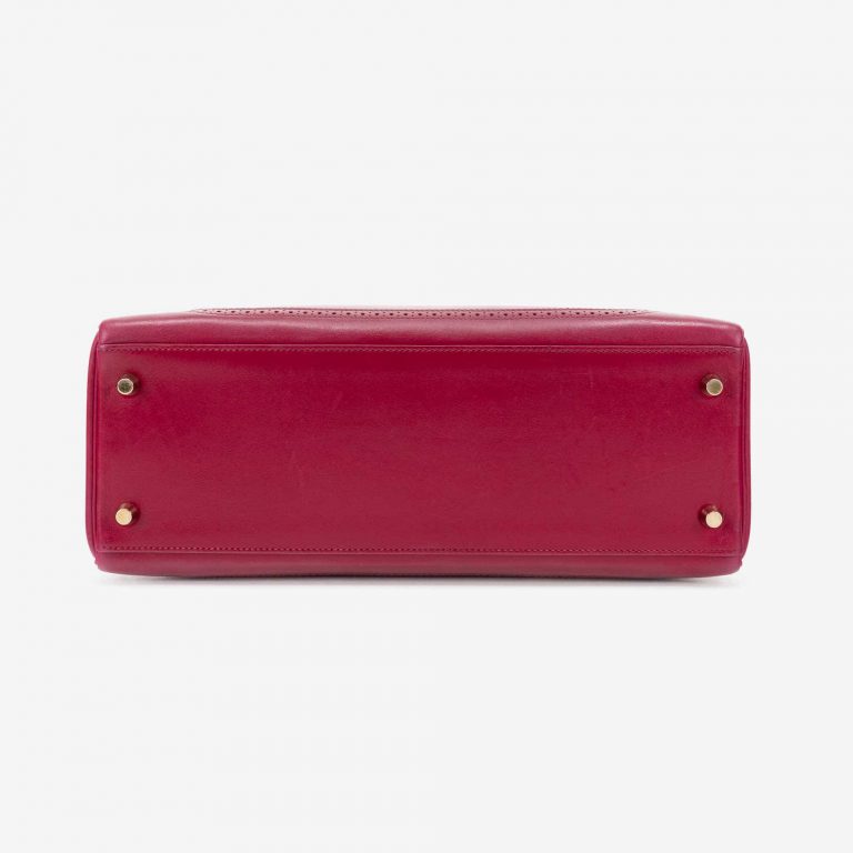 Hermès Kelly 32 Ghillies Tadelakt Rubis